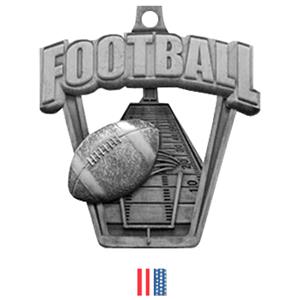 SILVER MEDAL / FLAG RIBBON