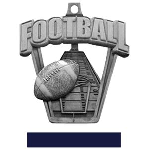 SILVER MEDAL / NAVY RIBBON