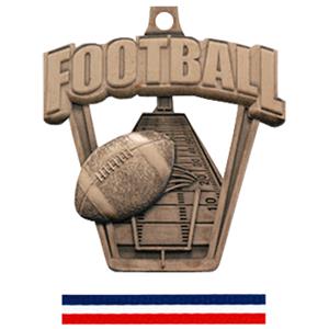 BRONZE MEDAL / RED WHITE & BLUE RIBBON