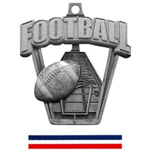 SILVER MEDAL / RED WHITE & BLUE RIBBON