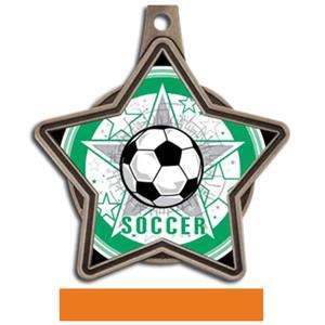 BRONZE MEDAL/ORANGE RIBBON