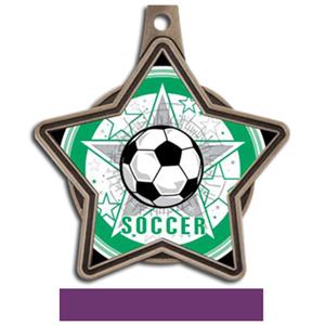 BRONZE MEDAL/PURPLE RIBBON