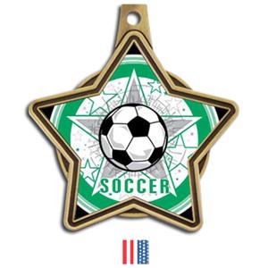 GOLD MEDAL/FLAG RIBBON