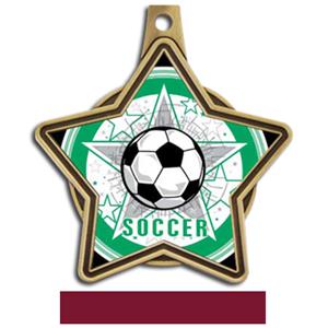 GOLD MEDAL/MAROON RIBBON