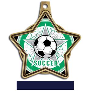 GOLD MEDAL/NAVY RIBBON
