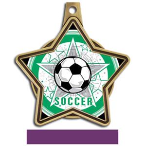 GOLD MEDAL/PURPLE RIBBON