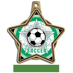 GOLD MEDAL/GREEN RIBBON