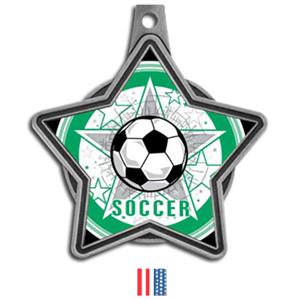 SILVER MEDAL/FLAG RIBBON