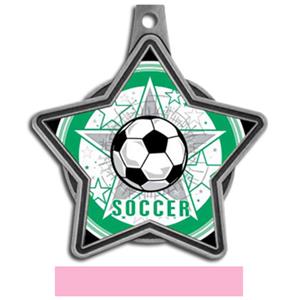 SILVER MEDAL/PINK RIBBON