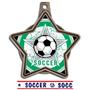 Hasty Awards 2.25" All-Star Insert Soccer Medals