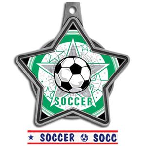 SILVER MEDAL/AMERICANA SOCCER RIBBON