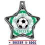 Hasty Awards 2.25" All-Star Insert Soccer Medals