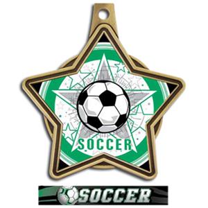 GOLD MEDAL/ULTIMATE SOCCER RIBBON