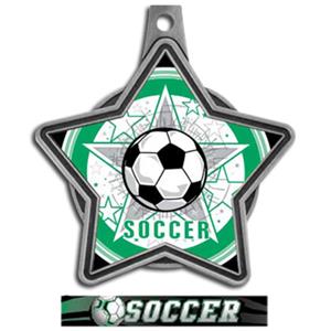 SILVER MEDAL/ULTIMATE SOCCER RIBBON