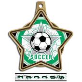 Hasty Awards 2.25" All-Star Insert Soccer Medals