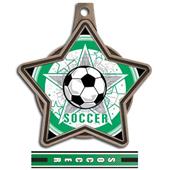 Hasty Awards 2.25" All-Star Insert Soccer Medals