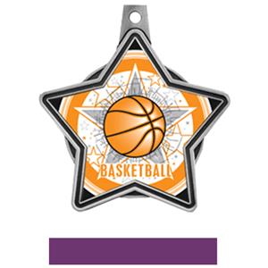 SILVER MEDAL / PURPLE RIBBON