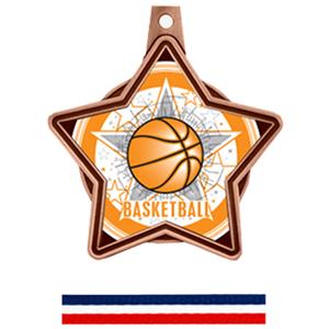 BRONZE MEDAL / RED WHITE & BLUE RIBBON