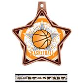 All-Star Insert Basketball Medals M-5501B