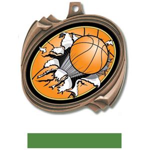 BRONZE MEDAL/GREEN RIBBON