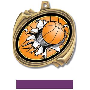 GOLD MEDAL/PURPLE RIBBON