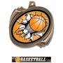 Basketball Bust-Out Insert Medals M-2201B