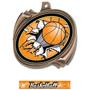 Basketball Bust-Out Insert Medals M-2201B
