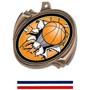 Basketball Bust-Out Insert Medals M-2201B
