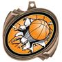 Basketball Bust-Out Insert Medals M-2201B