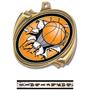 Basketball Bust-Out Insert Medals M-2201B