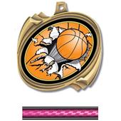Basketball Bust-Out Insert Medals M-2201B Basketball Bust-Out Insert Medals M-2201B