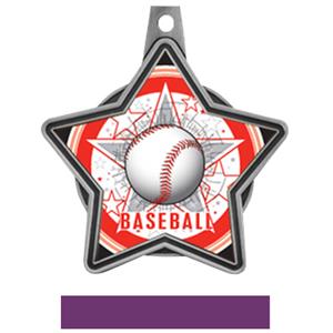 SILVER MEDAL / PURPLE RIBBON