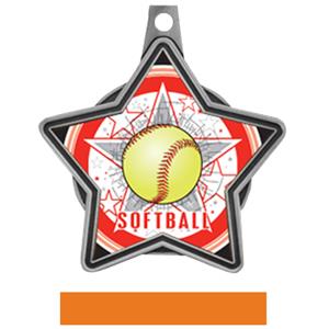 SILVER MEDAL / ORANGE RIBBON