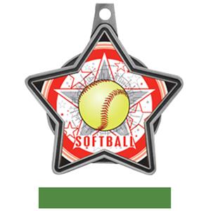 SILVER MEDAL / GREEN RIBBON