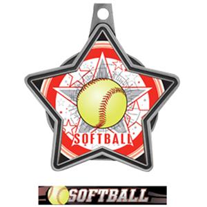 SILVER MEDAL / ULTIMATE SOFTBALL RIBBON