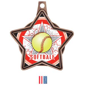 BRONZE MEDAL / FLAG RIBBON