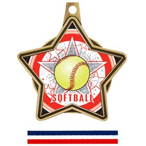 GOLD MEDAL / RED WHITE & BLUE RIBBON