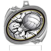 Volleyball Bust-Out Insert Medals M-2201V Volleyball Bust-Out Insert Medals M-2201V