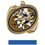 Hasty Award Football Bust-Out Insert Medal M-2201F