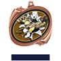 Hasty Award Football Bust-Out Insert Medal M-2201F