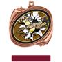 Hasty Award Football Bust-Out Insert Medal M-2201F