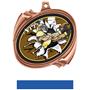 Hasty Award Football Bust-Out Insert Medal M-2201F
