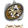 Hasty Award Football Bust-Out Insert Medal M-2201F