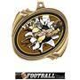 Hasty Award Football Bust-Out Insert Medal M-2201F