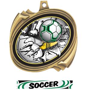 GOLD MEDAL DELUXE SOCCER RIBBON