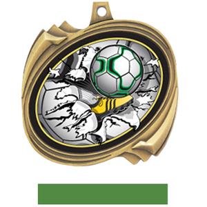 GOLD MEDAL GREEN RIBBON