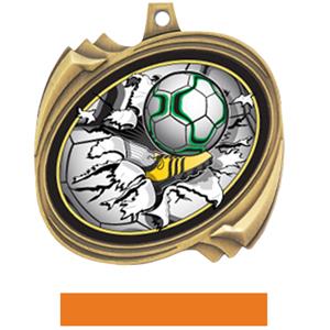GOLD MEDAL ORANGE RIBBON