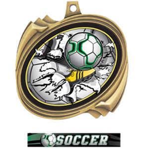 GOLD MEDAL ULTIMATE SOCCER RIBBON