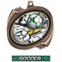 Hasty Awards Soccer Bust-Out Insert Medals M-2201S