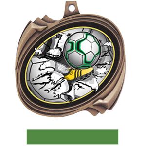 BRONZE MEDAL GREEN RIBBON